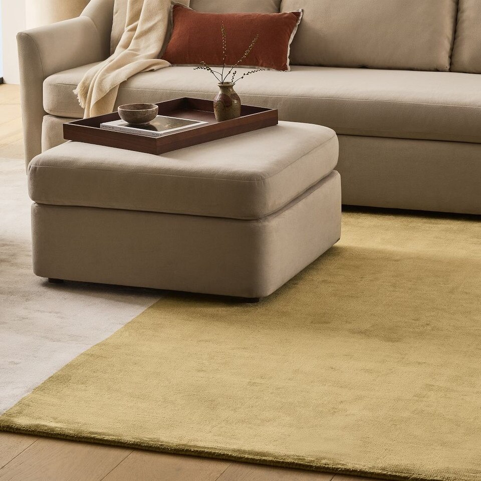 Lucent Colourblock Rug West Elm UK